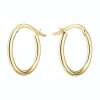 Rosefield Large Hoops Gold