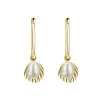 Rosefield Shell & Pearl Drop Earring - Gold