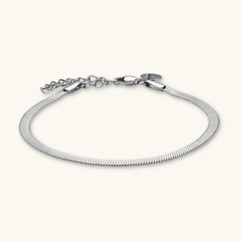 Rosefield Snake Bracelet - Silver