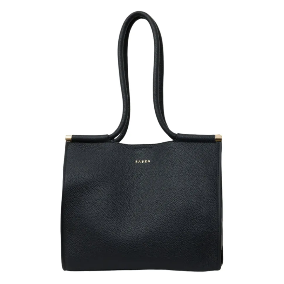 Saben - Callie Tote - Black + Bronze