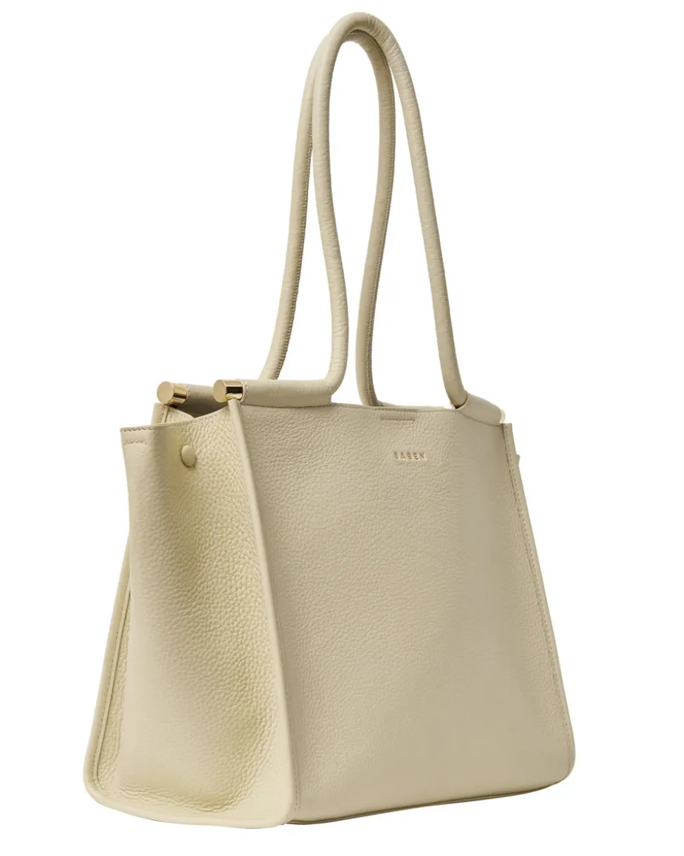 Saben - Callie Tote - Sand + Bronze