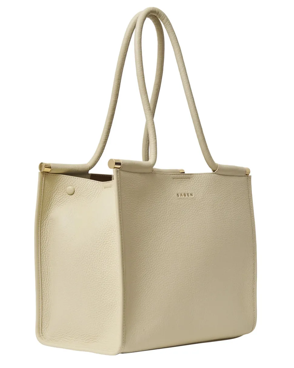Saben - Callie Tote - Sand + Bronze