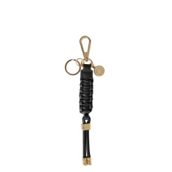 Saben - Charm Keyring - Black Plait