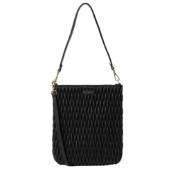 Saben - Claudette Shoulder Bag - Black Diamond Quilt