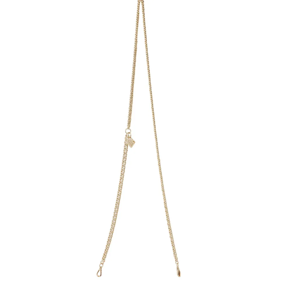 Saben - Feature Chain Strap - Gold Curb