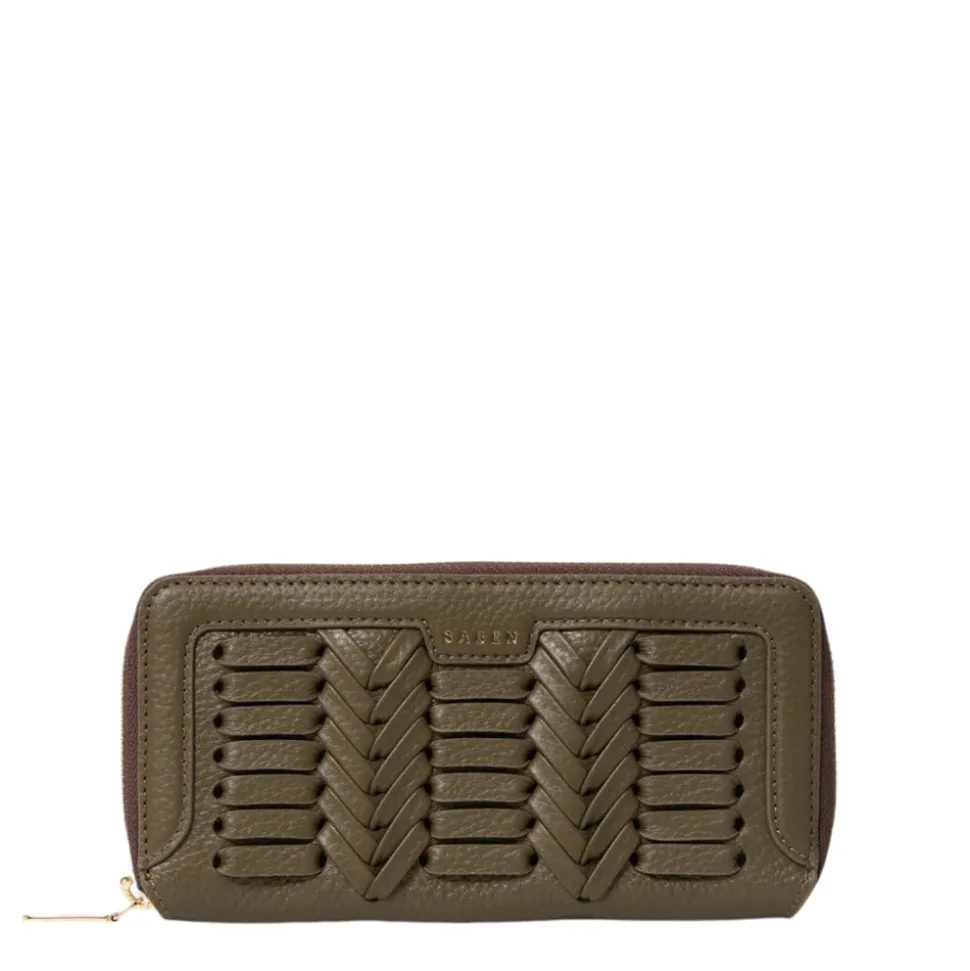 Saben - Lyric Wallet - Rosemary Macro Weave