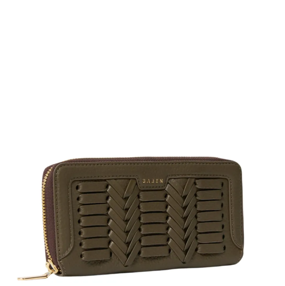 Saben - Lyric Wallet - Rosemary Macro Weave