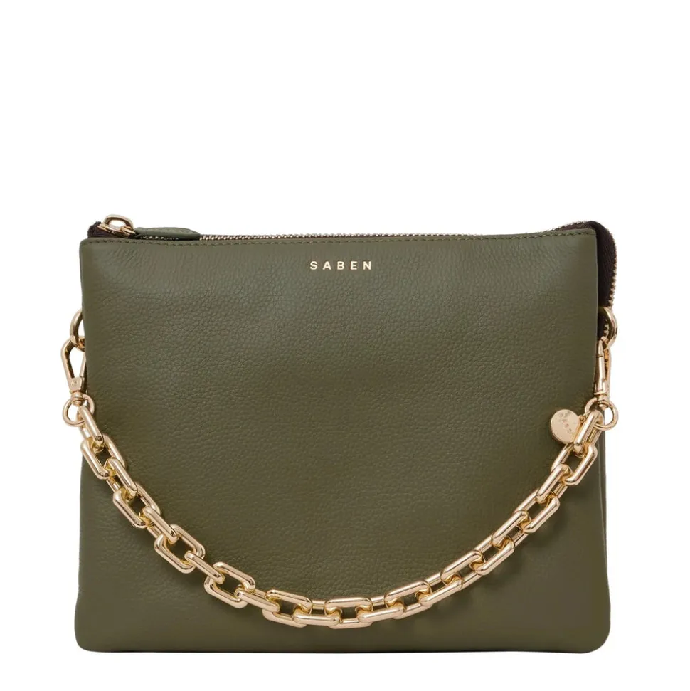 Saben - Matilda Crossbody - Cactus + Chunky Chain
