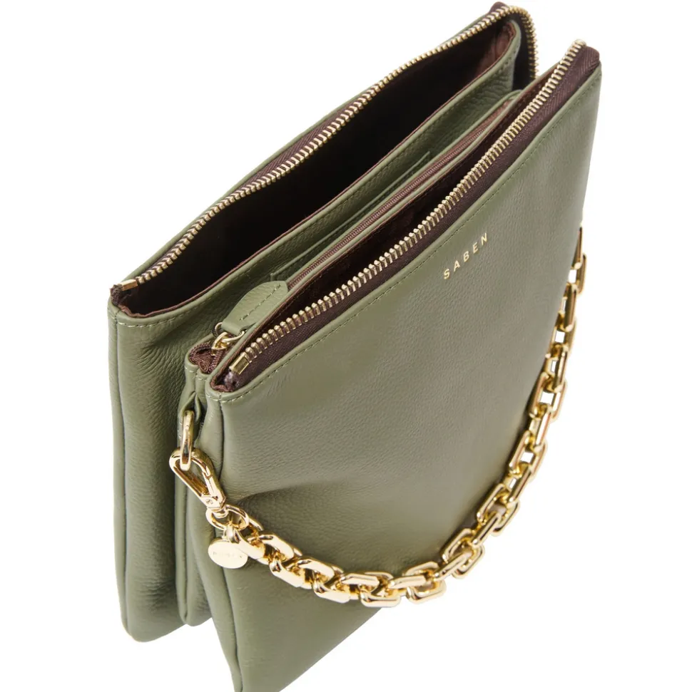 Saben - Matilda Crossbody - Cactus + Chunky Chain