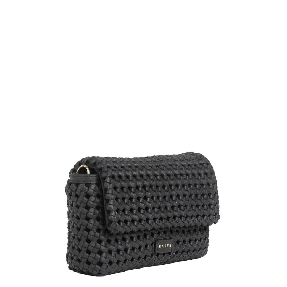 Saben - Milla Shoulder Bag - Black Fine Braid