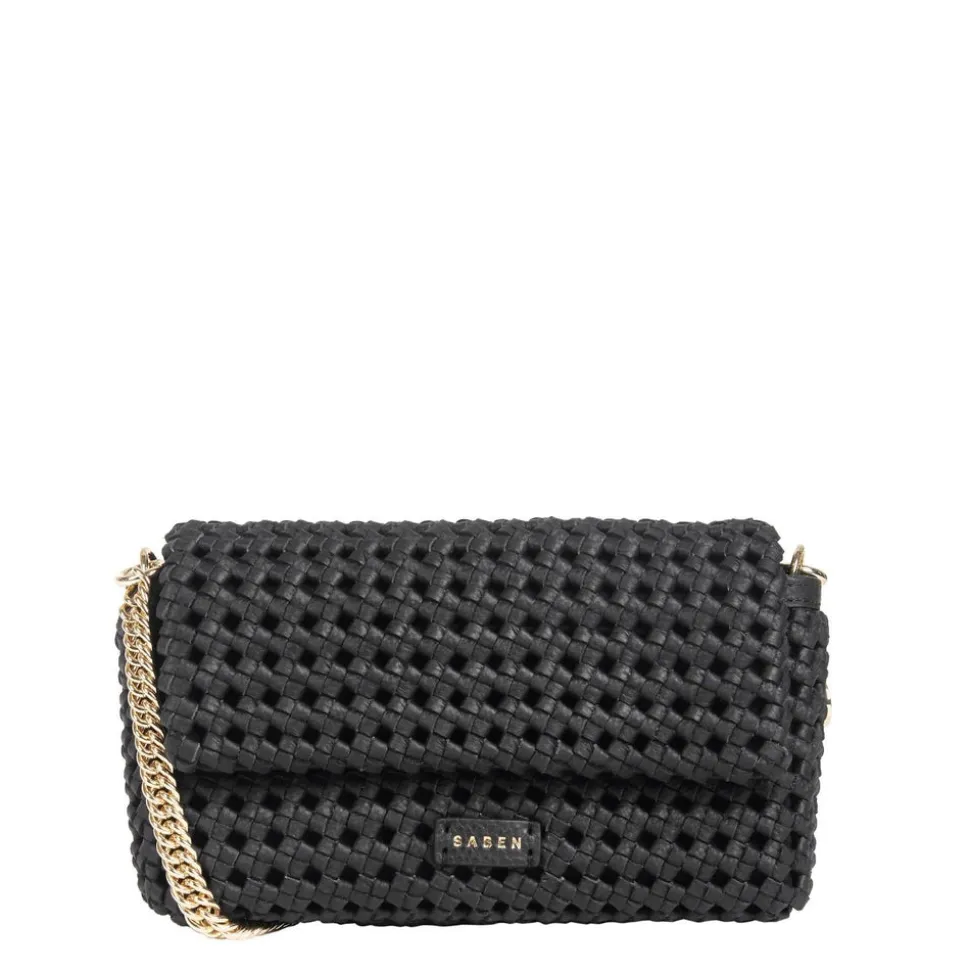 Saben - Milla Shoulder Bag - Black Fine Braid
