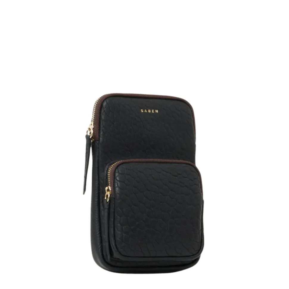 Saben - Nikko Phone Sling - Black Bubble