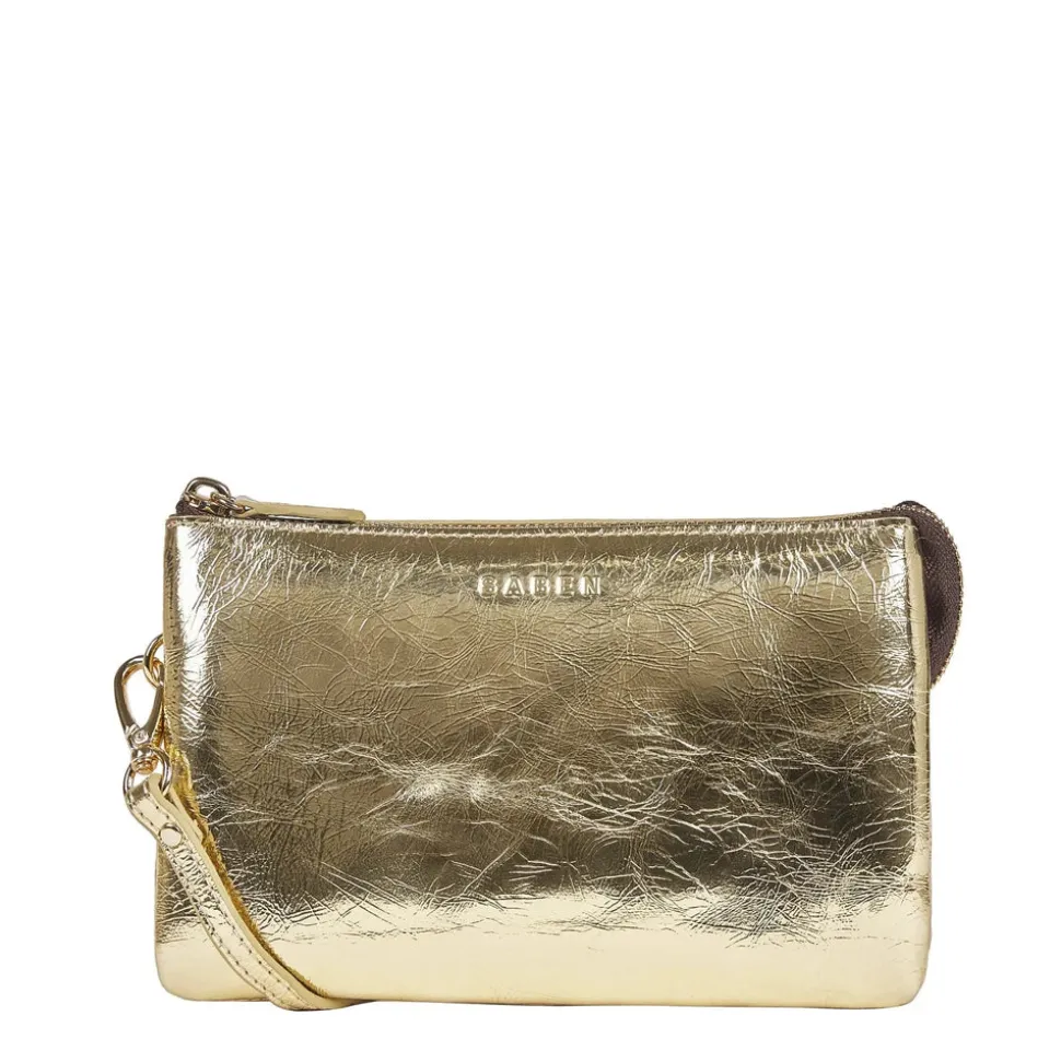 Saben - Tilly Cross Body - Light Gold Crinkle