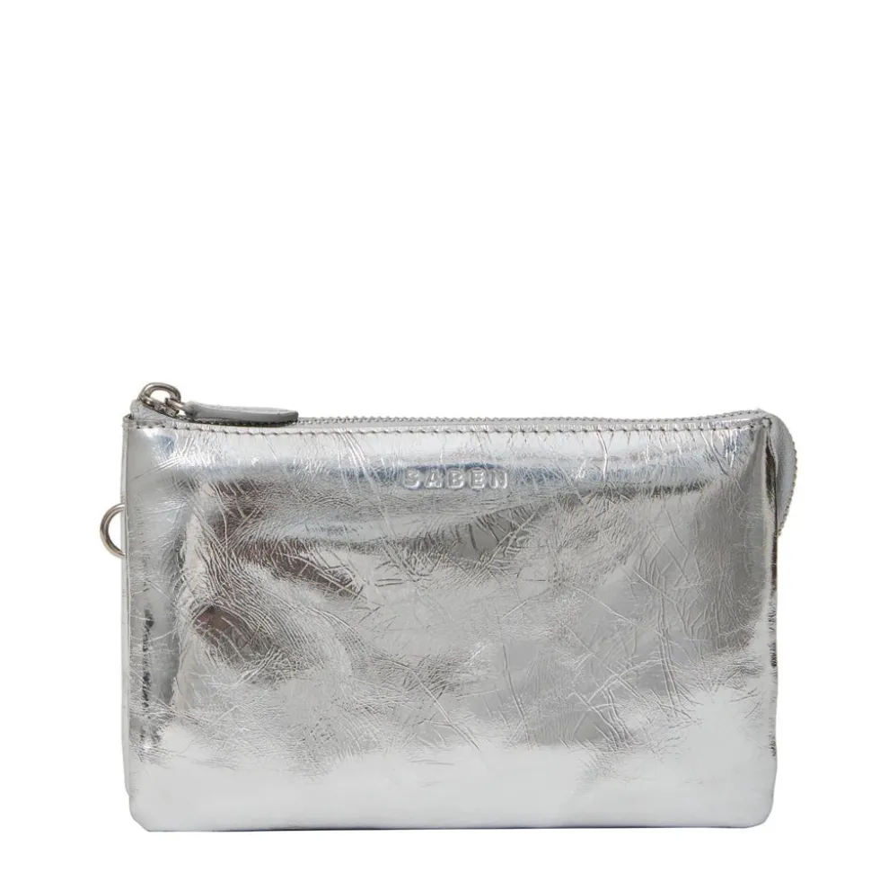 Saben - Tilly Cross Body - Silver Crinkle