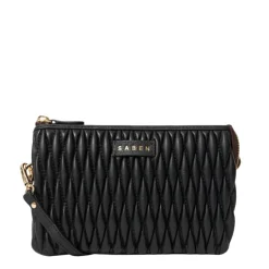 Saben - Tilly Crossbody - Black Diamond Quilt
