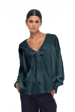 Shine Bright Top - Olive