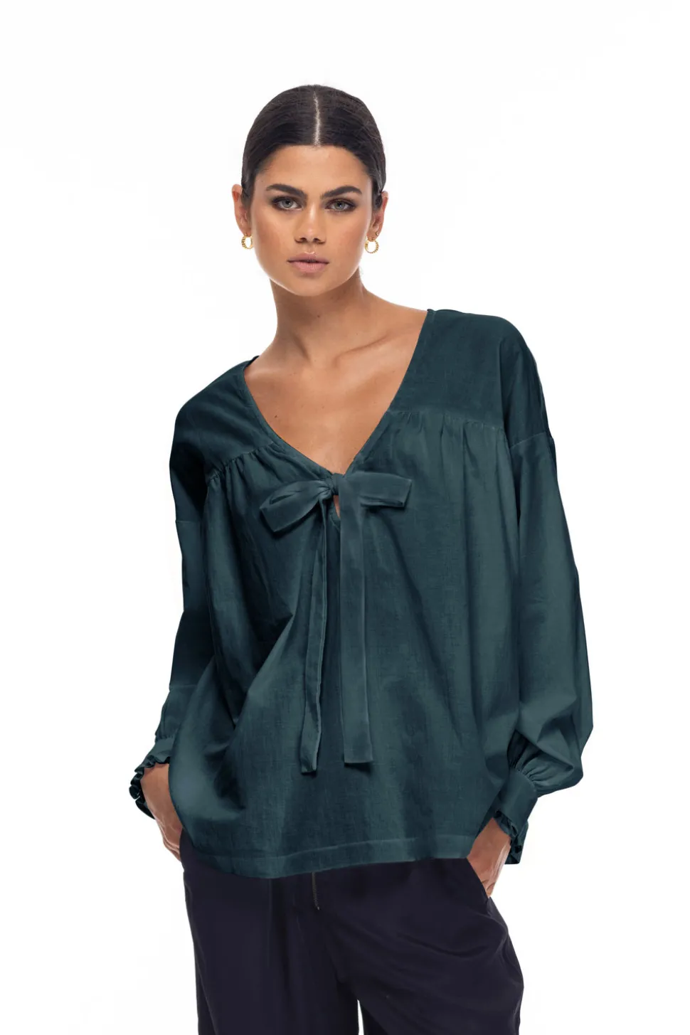 Shine Bright Top - Olive
