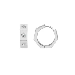 Silver Linings - Whistledown Hoops - Silver