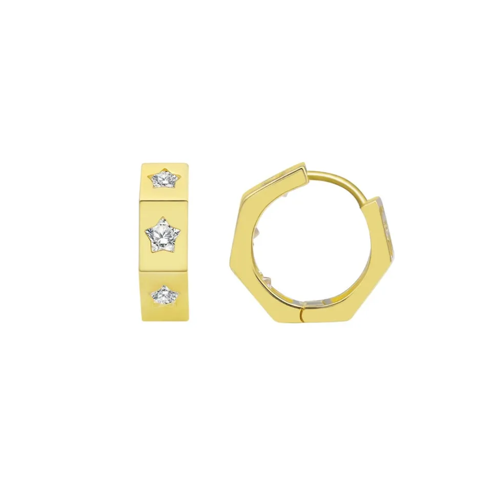 Silver Linings - Whistledown Hoops - Gold