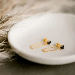 Silver Linings Collective - Miles Dropper Earrings - Gold