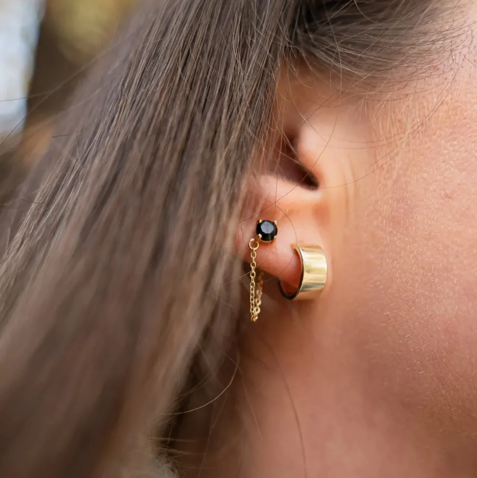 Silver Linings Collective - Miles Dropper Earrings - Gold