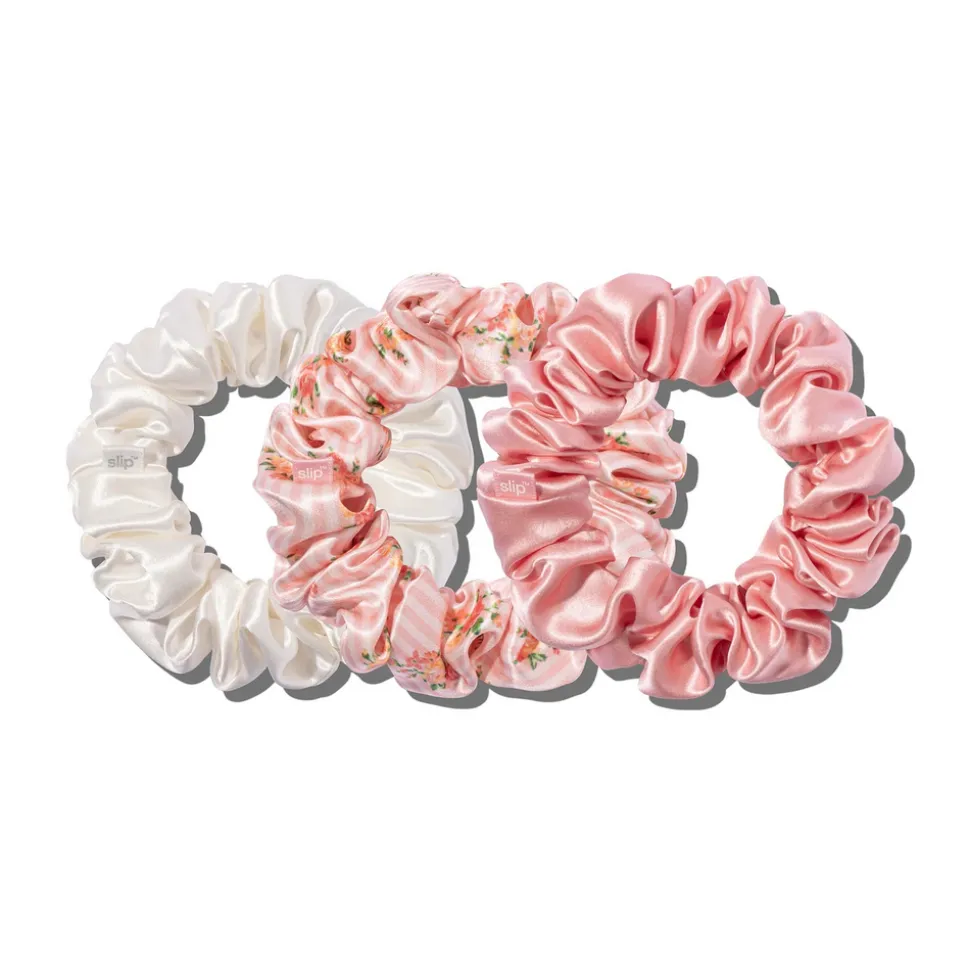 SLIP - Large Scrunchies - Petal 3 pack