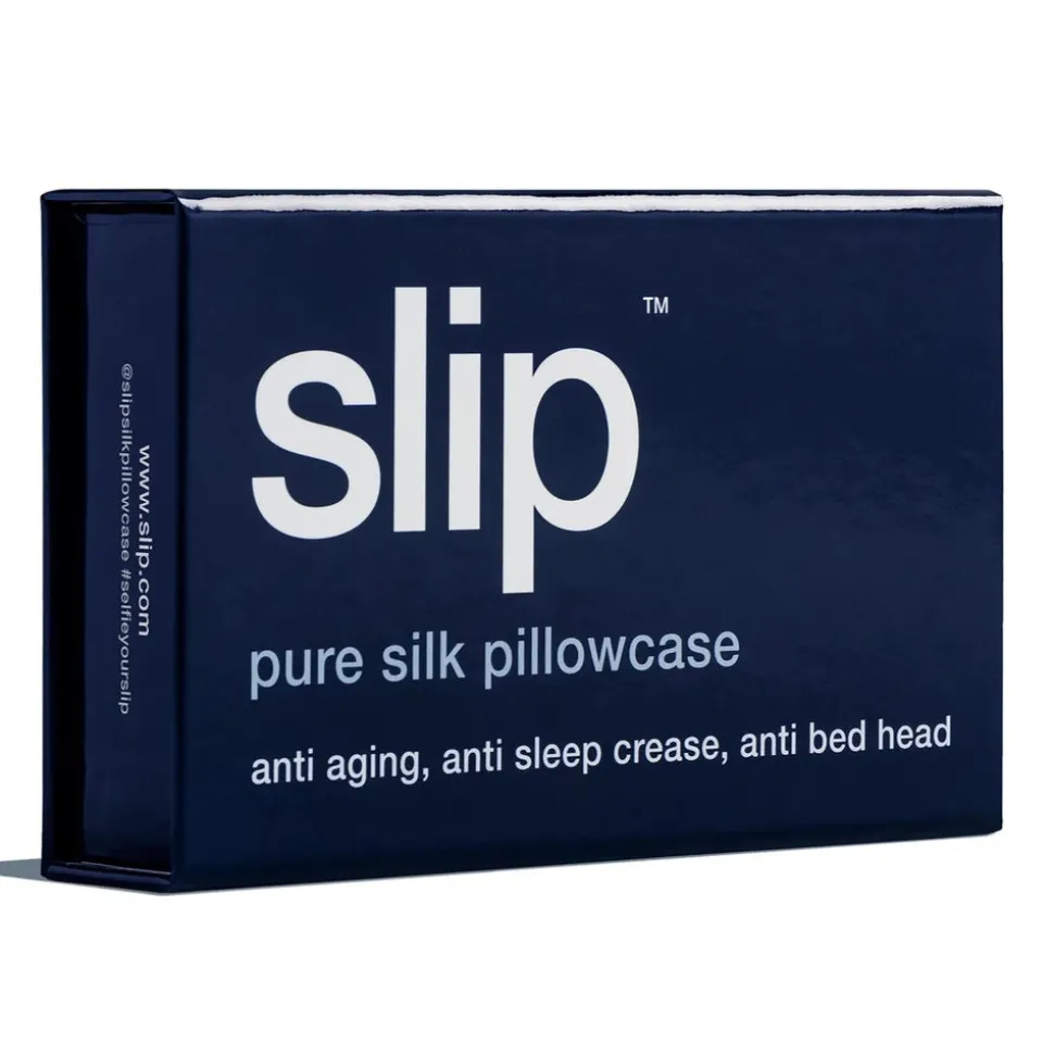 SLIP - Silk Pillowcase - Navy