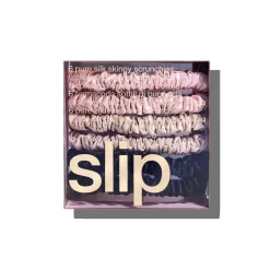 SLIP - Silk Skinny Scrunchies - Multi 6 pack