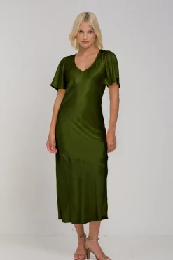 Still The One Dress - Golden Khaki
