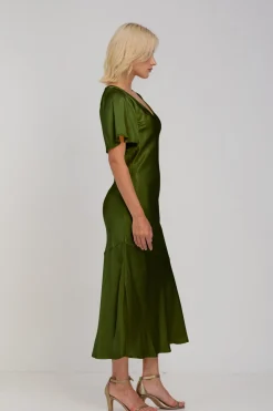 Still The One Dress - Golden Khaki