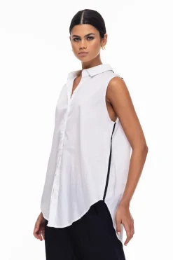 The Perfect Storm Tank - White/Black Binding