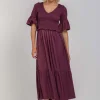 Valentina Dress - Plushy Purple
