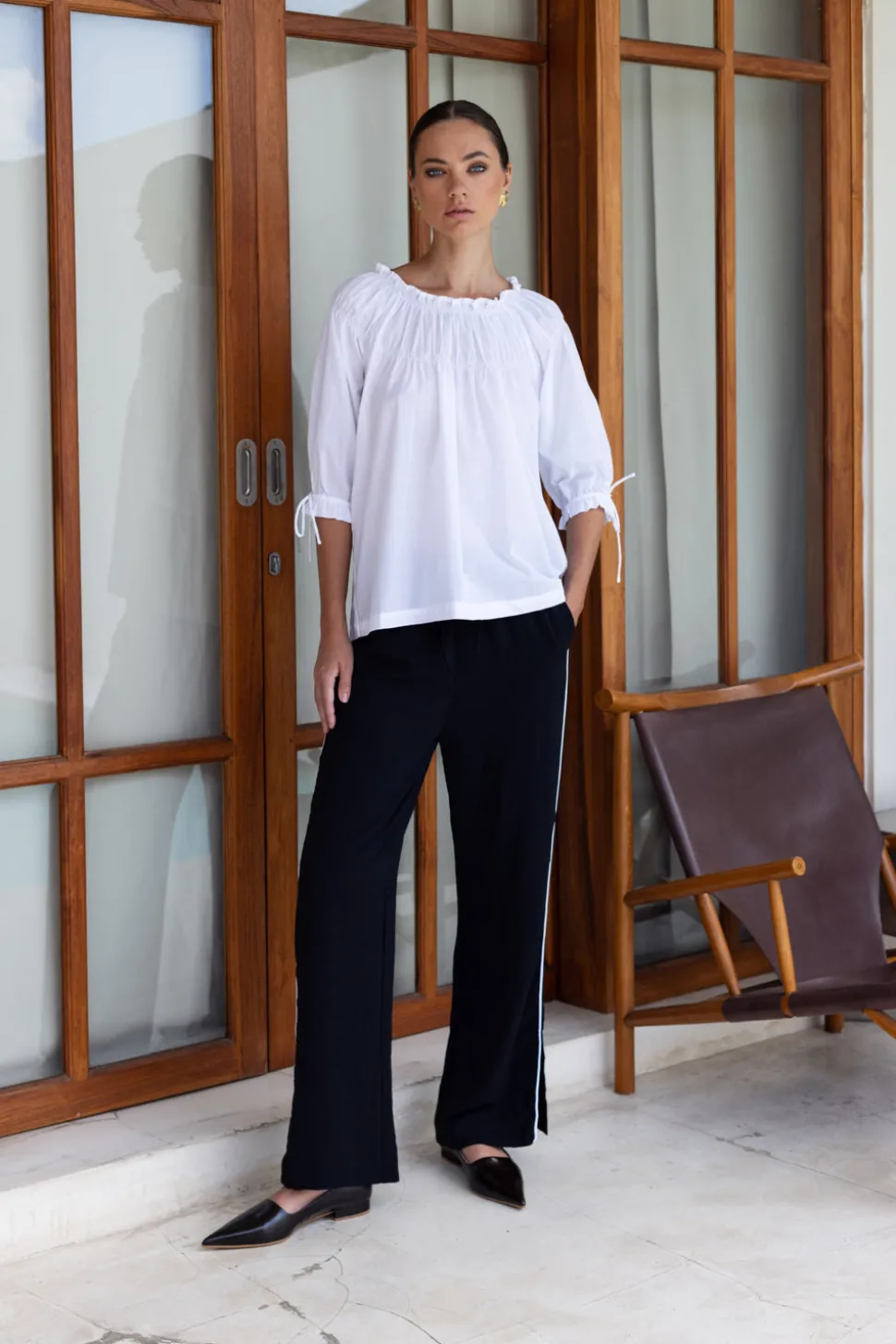 W25/20179 With Hope Top - White