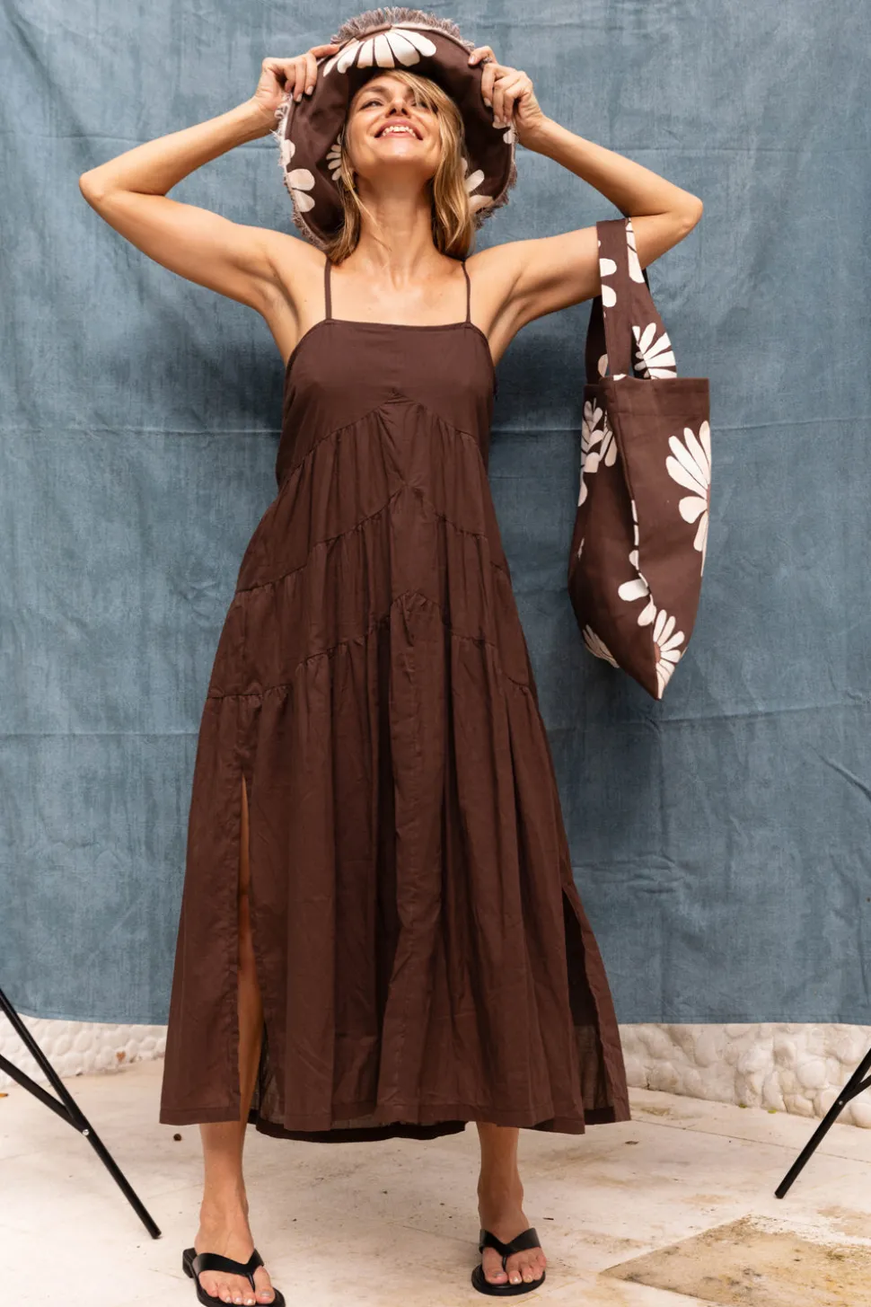 When Time Stood Still Dress - Chocolate