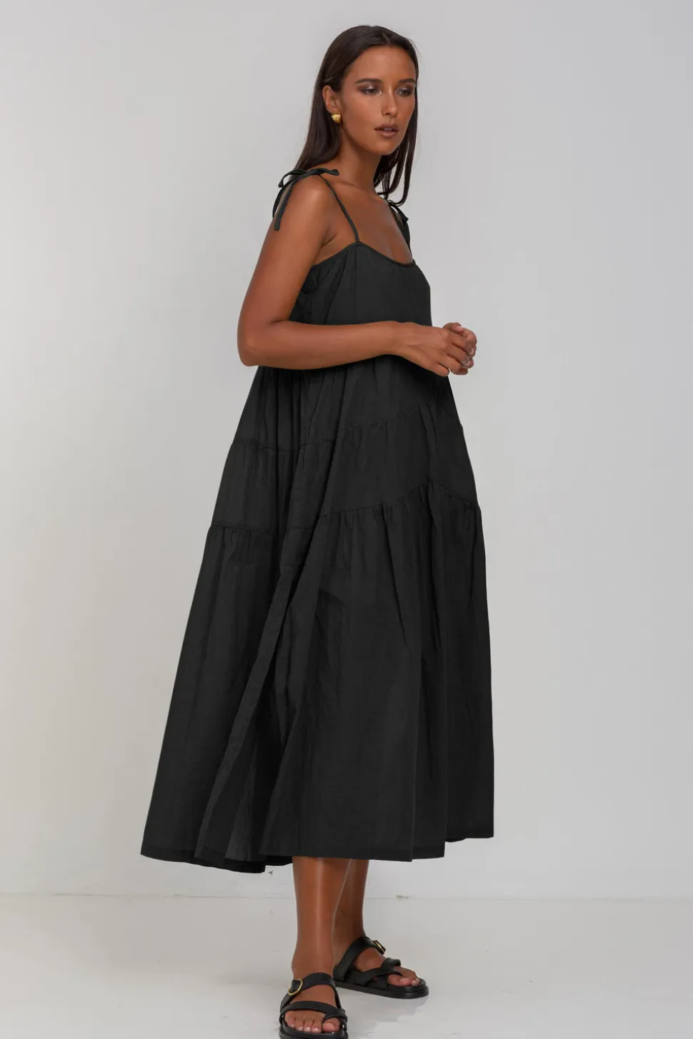 When Time Stood Still Dress - Black
