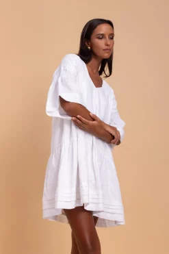 Wisteria Mini Dress - White