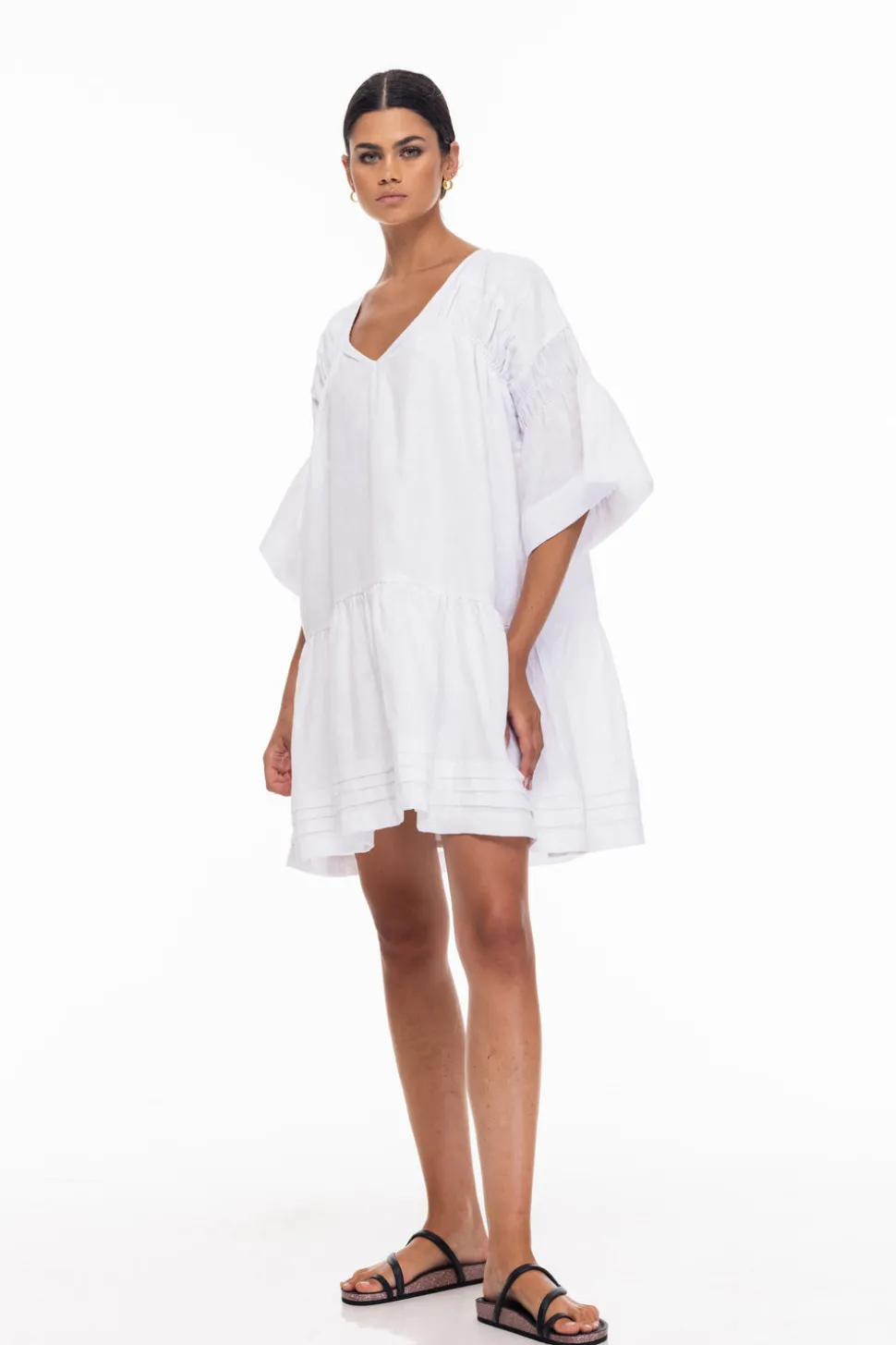 Wisteria Mini Dress - White