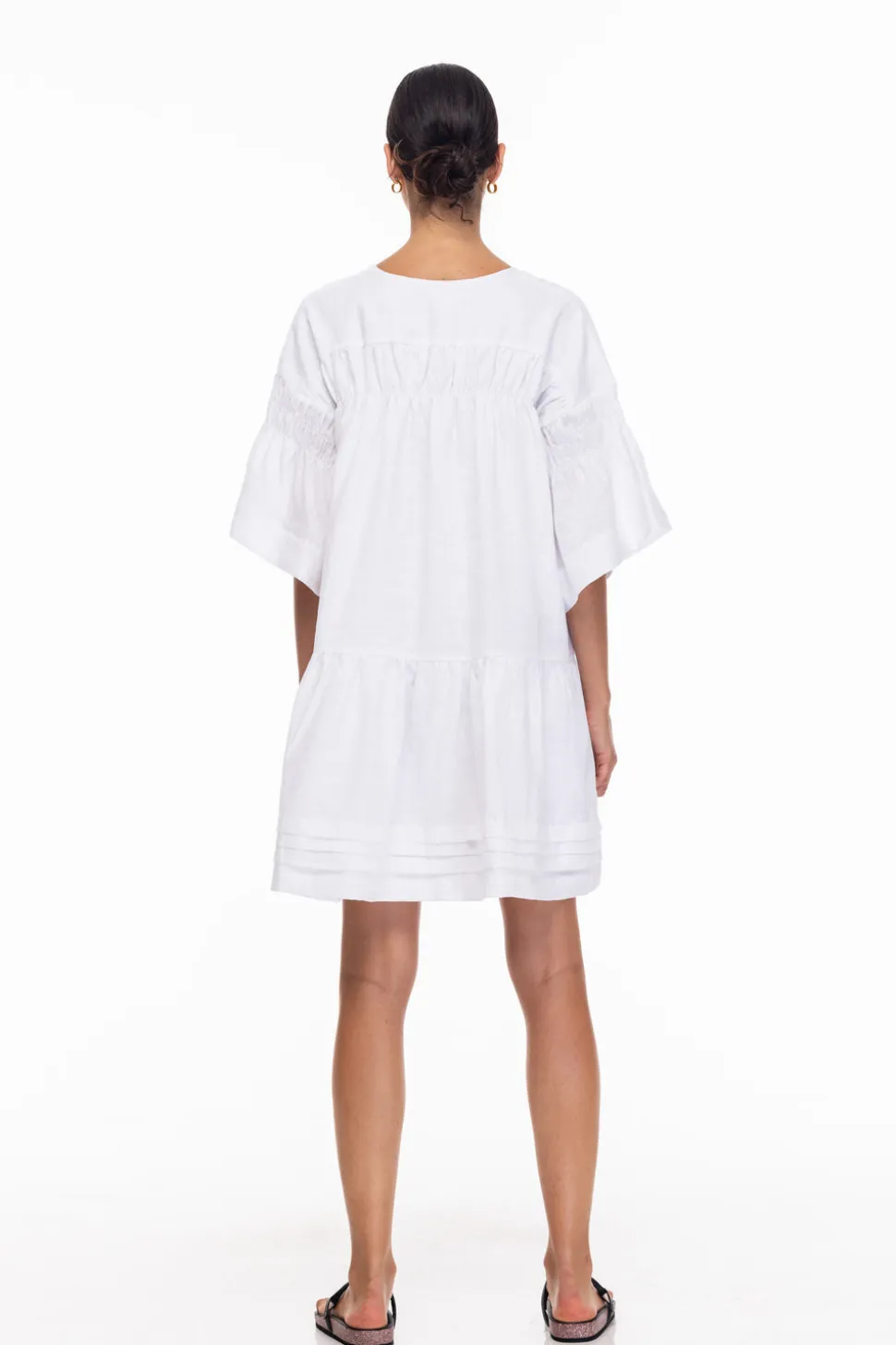 Wisteria Mini Dress - White